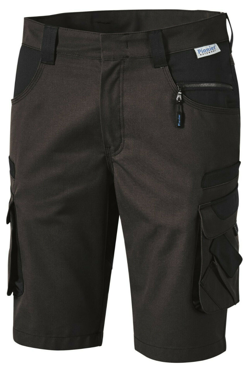 Pionier Workwear TOOLS Bermuda 5383 Berufshose Shorts braun / schwarz