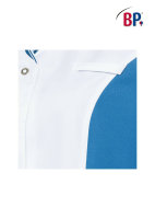 BP® Komfortkasack 1761 weiß/azurblau Kasack Damenkasack 1/2 Arm Medizin Pflege