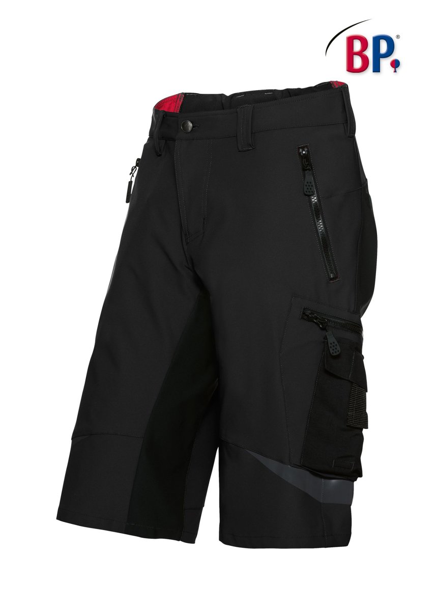 BP&reg; Workwear Superstretch Shorts 1863 anthrazit / schwarz Herrenhose slim fit