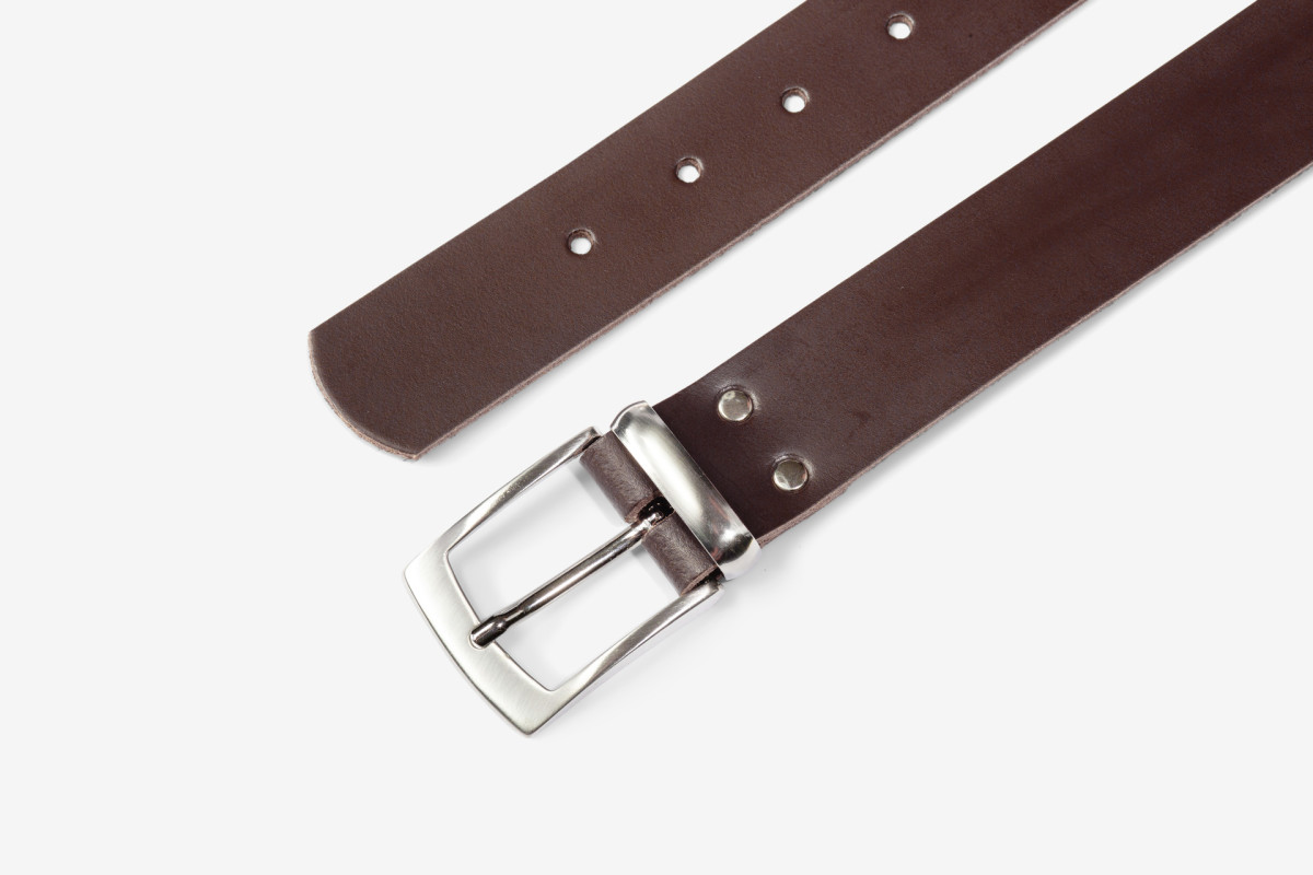 FHB Lederg&uuml;rtel  85002 BURKHARD  Fb. braun G&uuml;rtel 40mm Hoseng&uuml;rtel leather belt 085cm