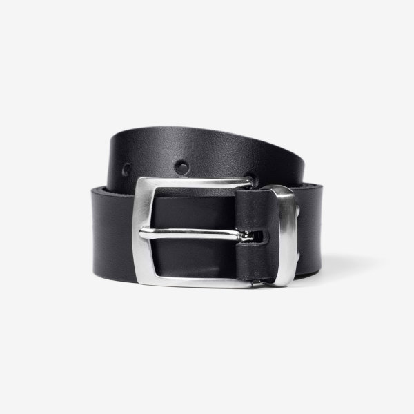 FHB Lederg&uuml;rtel 85002 BURKHARD Fb. schwarz G&uuml;rtel 40mm Hoseng&uuml;rtel leather belt 110cm