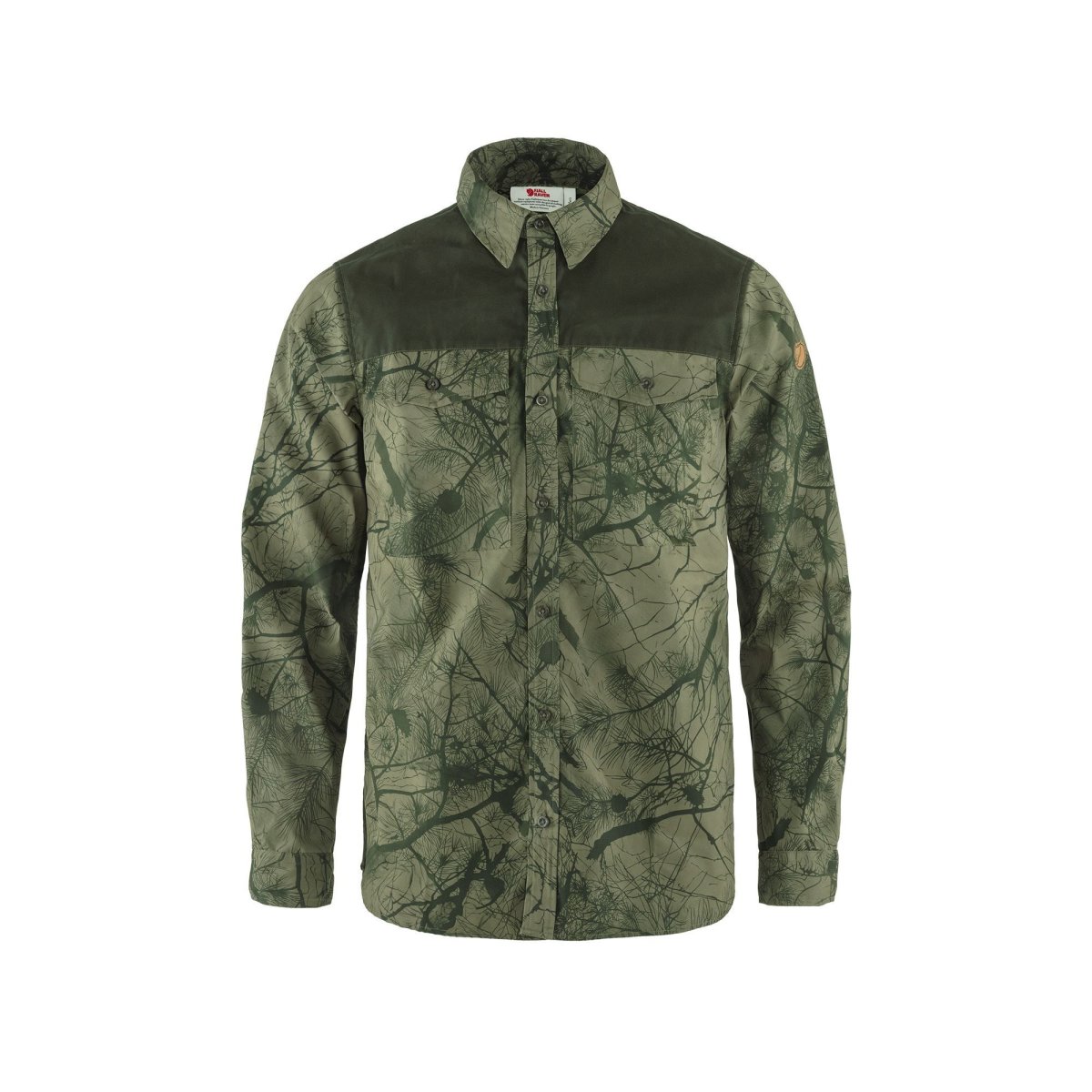 Fj&auml;llr&auml;ven V&auml;rmland G-1000 Shirt 87326 green-camo / deep forest G-1000 Jagdhemd Outdoorhemd Tarnhemd