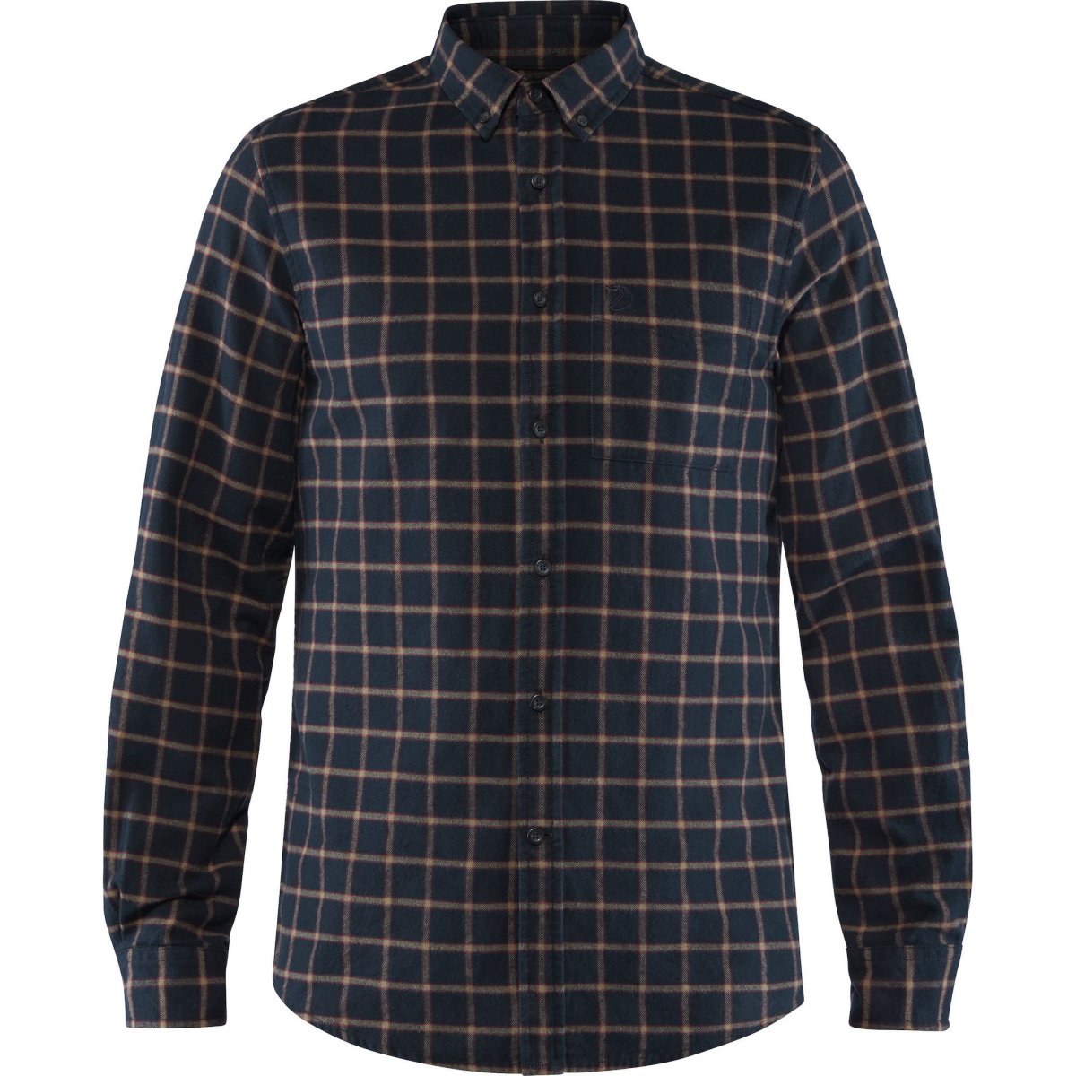 Fj&auml;llr&auml;ven &Ouml;vik Flannel Shirt  82979 dark navy Herrenhemd Outdoorhemd Hemd