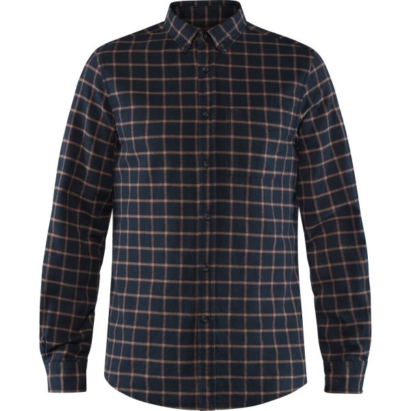 Fjällräven Övik Flannel Shirt  82979 dark navy Herrenhemd Outdoorhemd Hemd