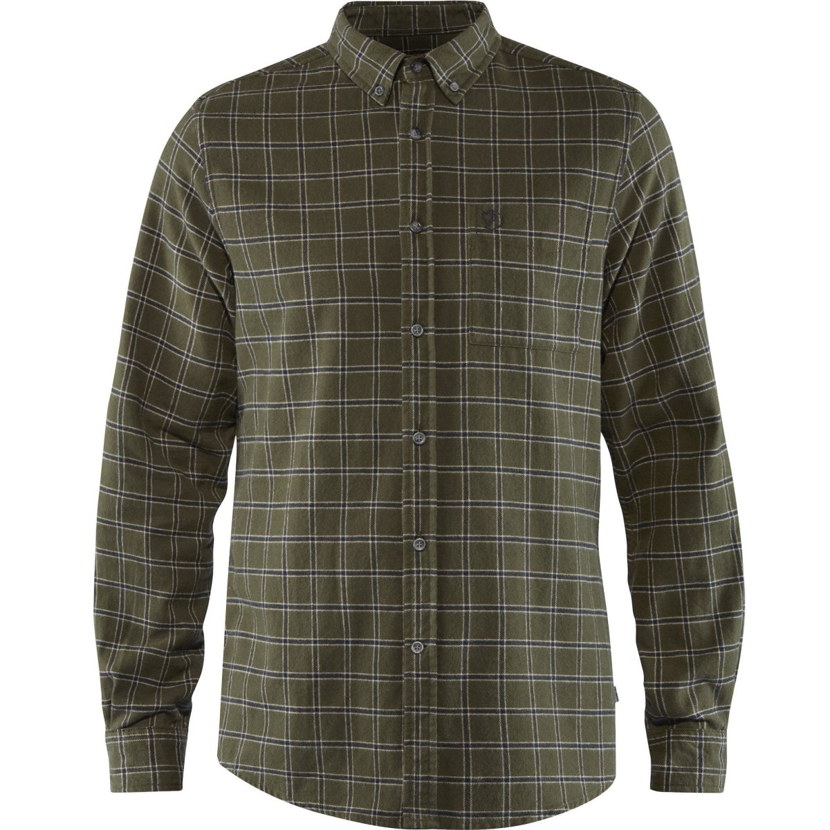 Fj&auml;llr&auml;ven &Ouml;vik Flannel Shirt  82979 deep forest Herrenhemd Outdoorhemd Hemd