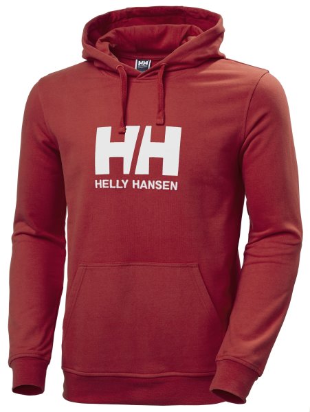 HH Helly Hansen Logo Hoodie 33977 red  Herren Pullover Kapuzenpullover Sweater