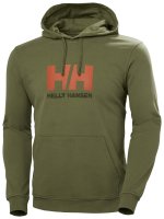 HH Helly Hansen Logo Hoodie 33977 terrain green Herren...
