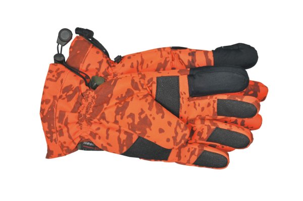 SKOGEN Jagdhandschuhe "HUNDEFÜHRER" orange-camo Handschuhe